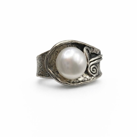 S925 Freshwater Pearl Ring